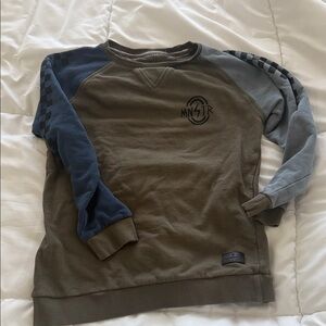 Munster kids Crewneck Sweater - Olive and Navy